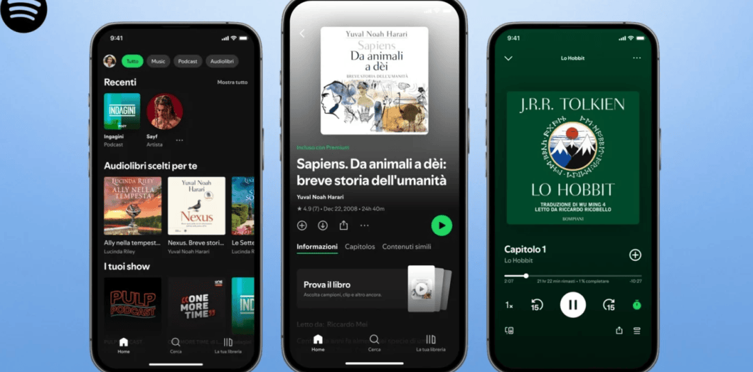 audiolibri spotify